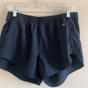 Women's Navy Champion Tempo Shorts | Size Medium